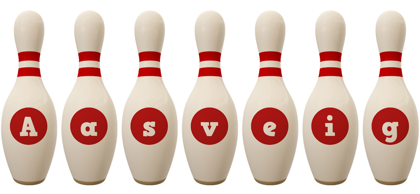 Aasveig bowling-pin logo