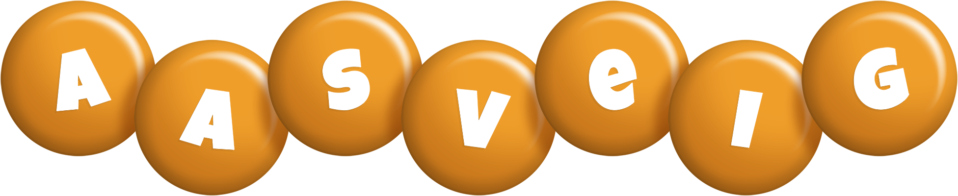 Aasveig candy-orange logo
