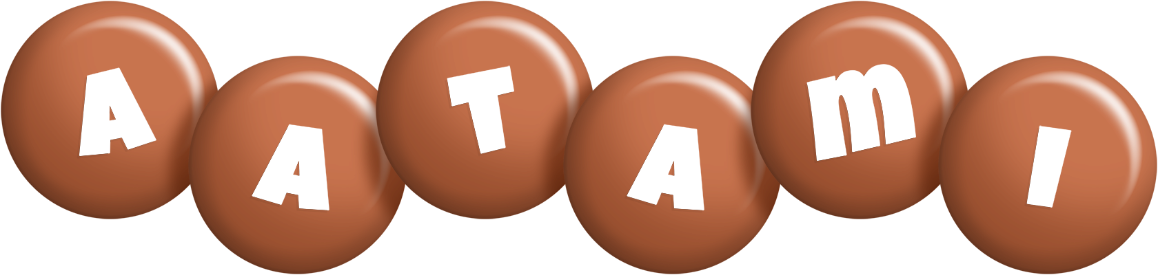 Aatami candy-brown logo