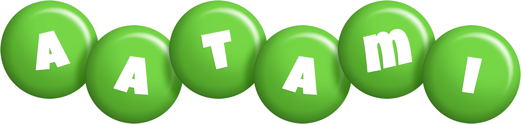 Aatami candy-green logo