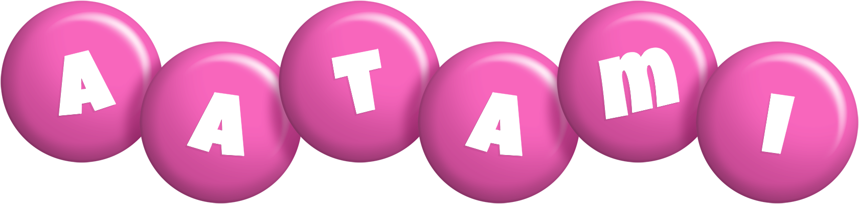 Aatami candy-pink logo