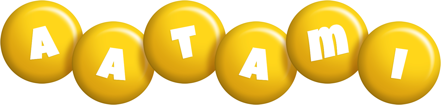 Aatami candy-yellow logo