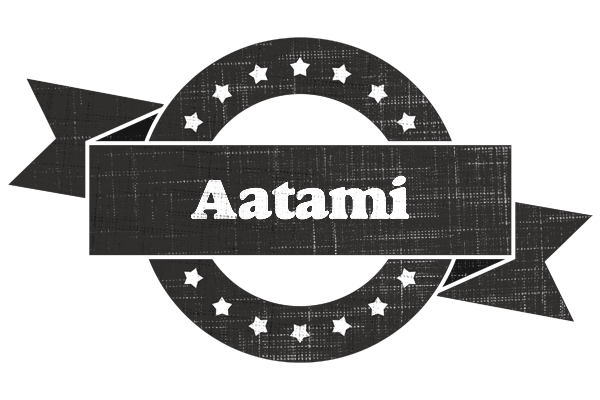 Aatami grunge logo