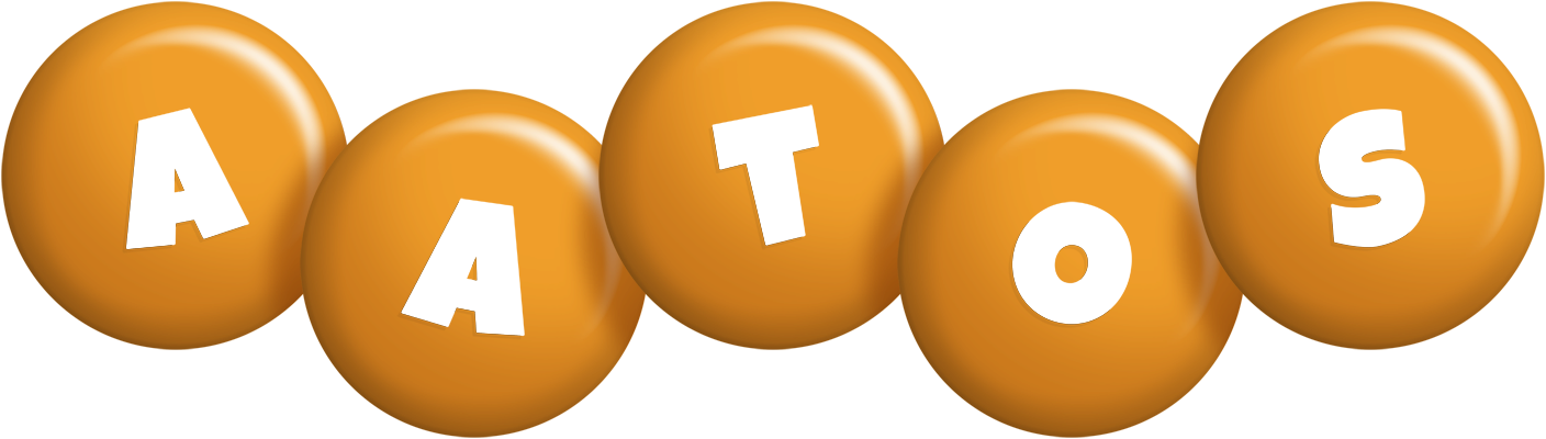 Aatos candy-orange logo