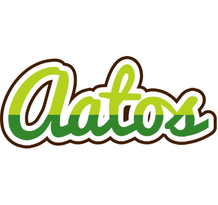 Aatos golfing logo