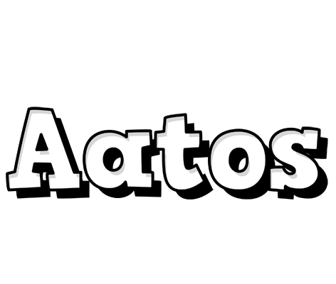 Aatos snowing logo