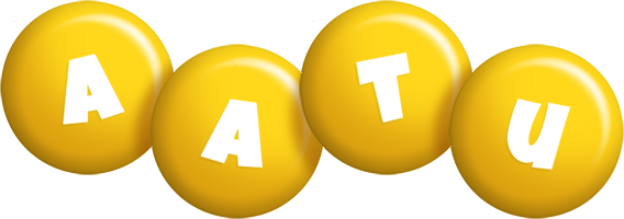Aatu candy-yellow logo