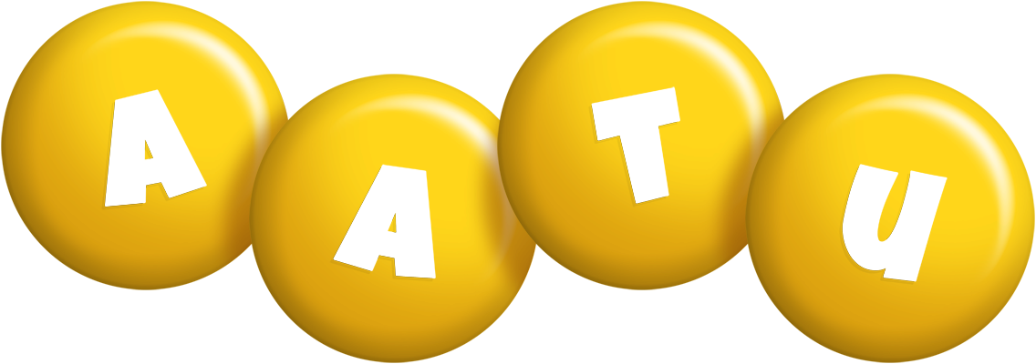 Aatu candy-yellow logo