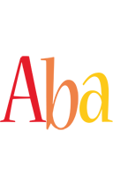 Aba birthday logo