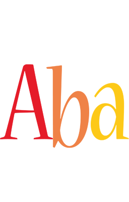 Aba birthday logo