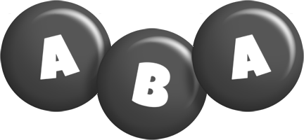 Aba candy-black logo