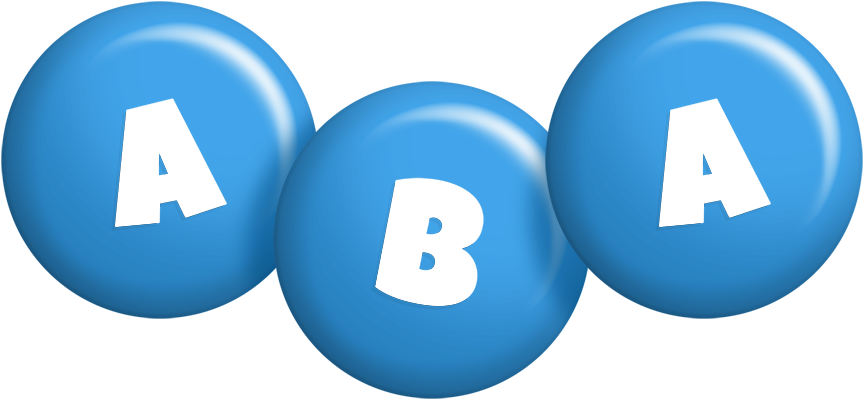 Aba candy-blue logo