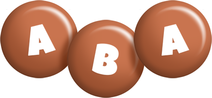 Aba candy-brown logo