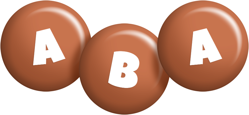 Aba candy-brown logo