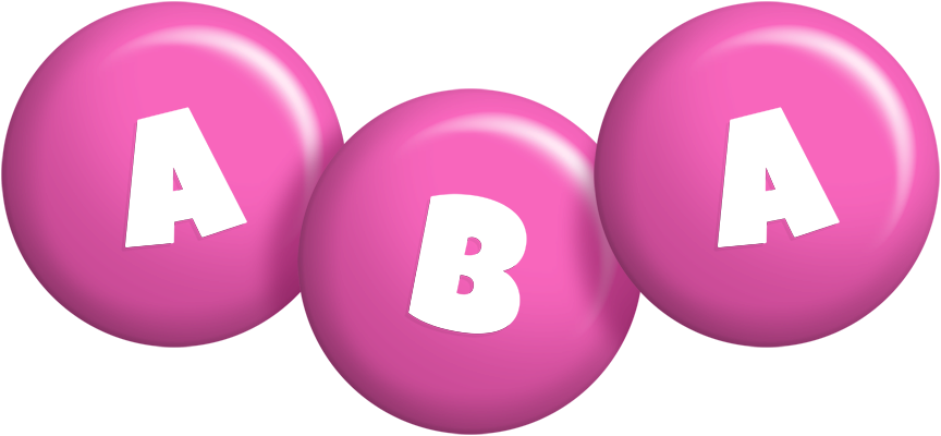 Aba candy-pink logo