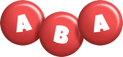 Aba candy-red logo