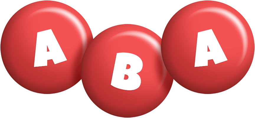 Aba candy-red logo
