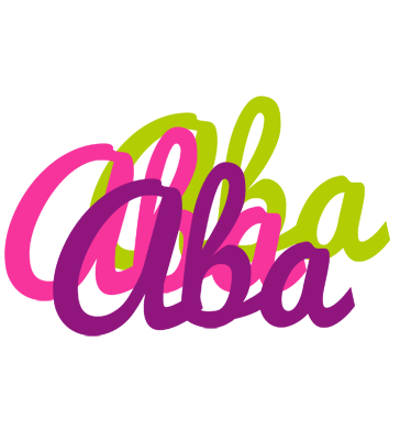 Aba flowers logo