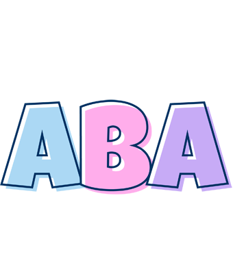 Aba pastel logo