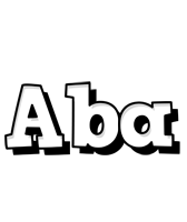 Aba snowing logo