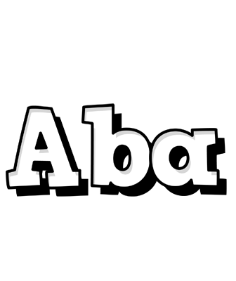 Aba snowing logo