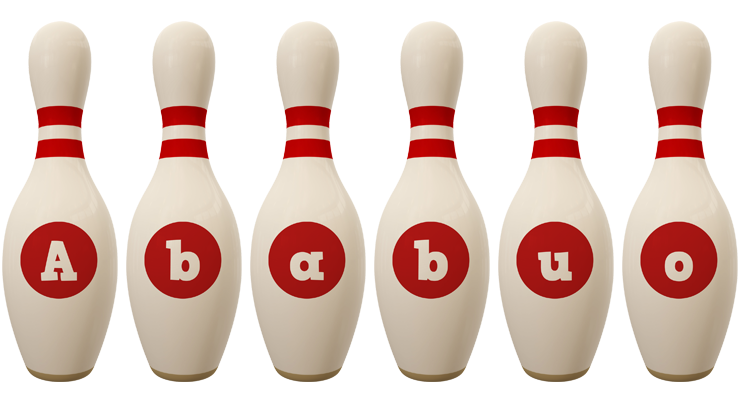 Ababuo bowling-pin logo