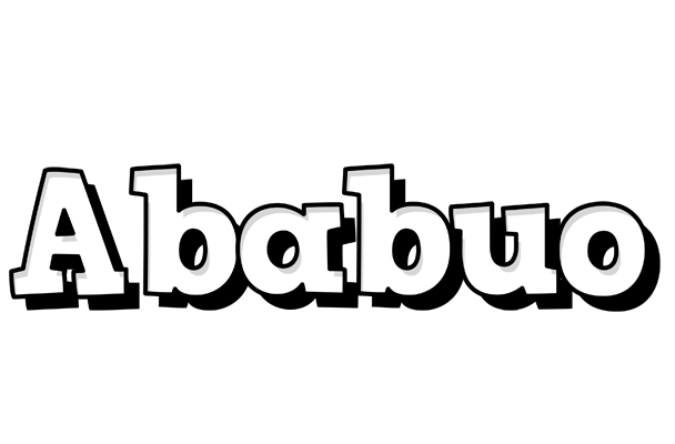 Ababuo snowing logo