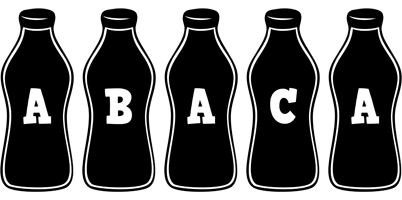 Abaca bottle logo