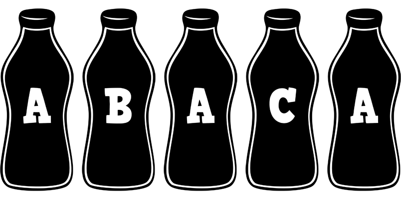 Abaca bottle logo