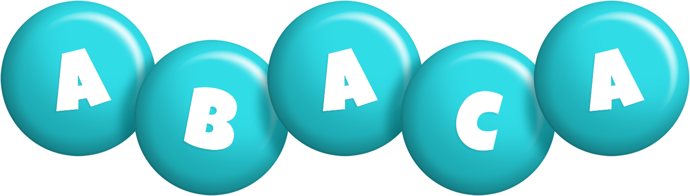 Abaca candy-azur logo