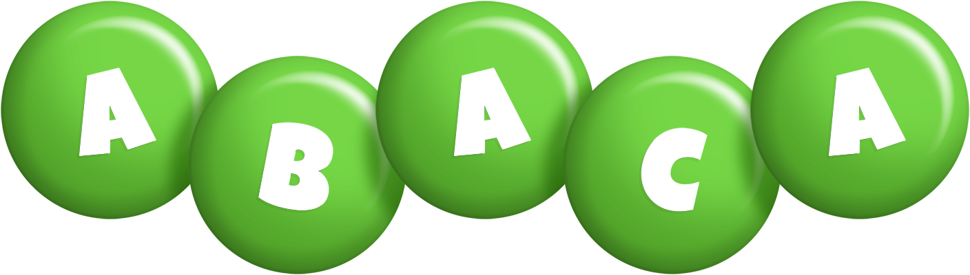 Abaca candy-green logo