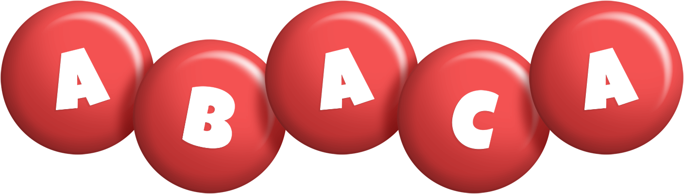 Abaca candy-red logo
