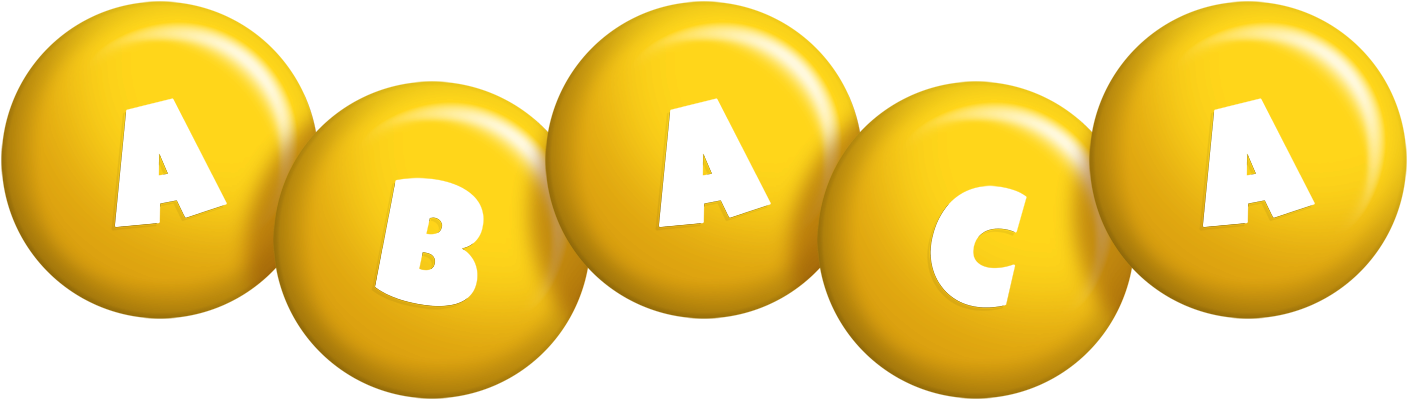 Abaca candy-yellow logo