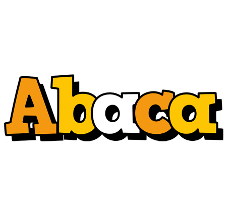 Abaca cartoon logo