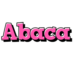 Abaca girlish logo