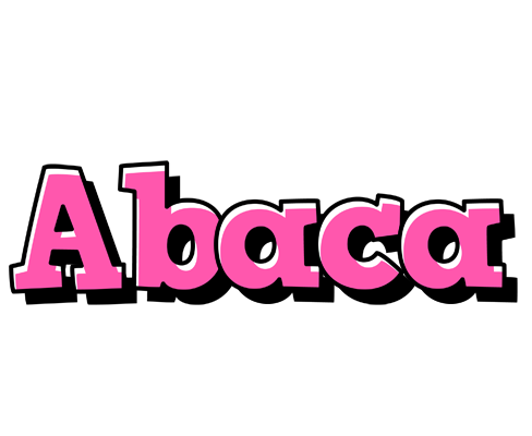 Abaca girlish logo
