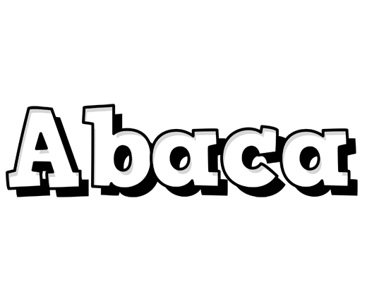 Abaca snowing logo
