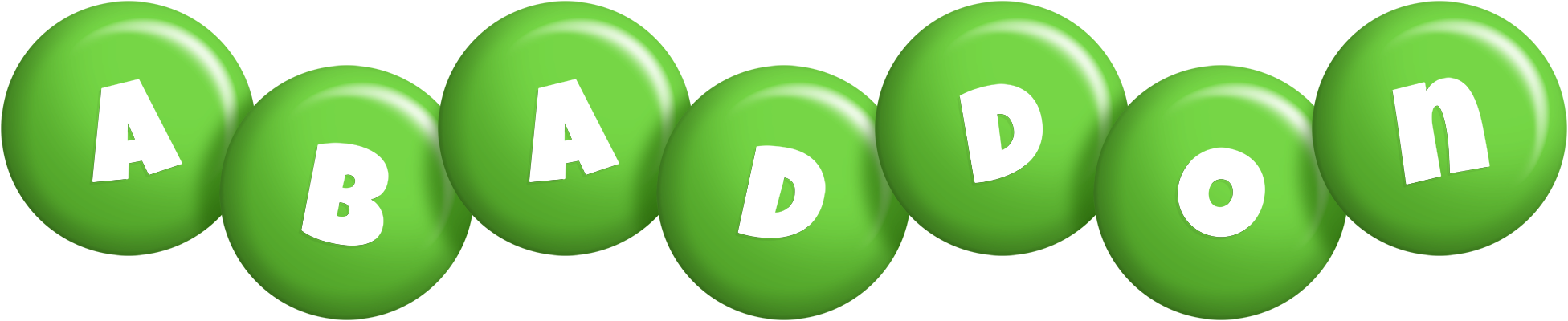 Abaddon candy-green logo