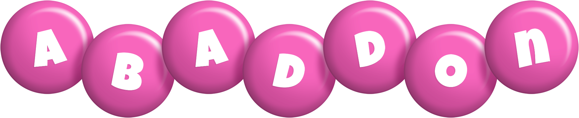 Abaddon candy-pink logo