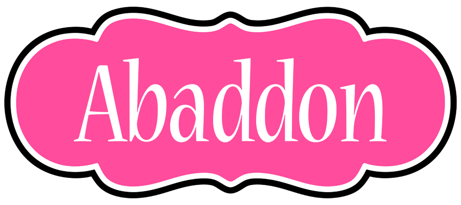 Abaddon invitation logo