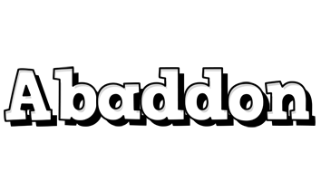 Abaddon snowing logo