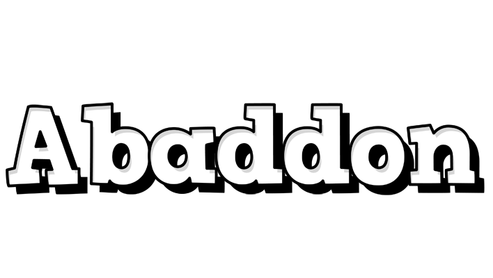 Abaddon snowing logo