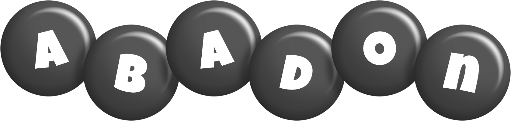 Abadon candy-black logo