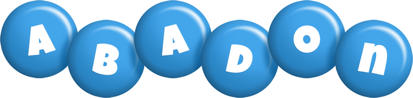 Abadon candy-blue logo