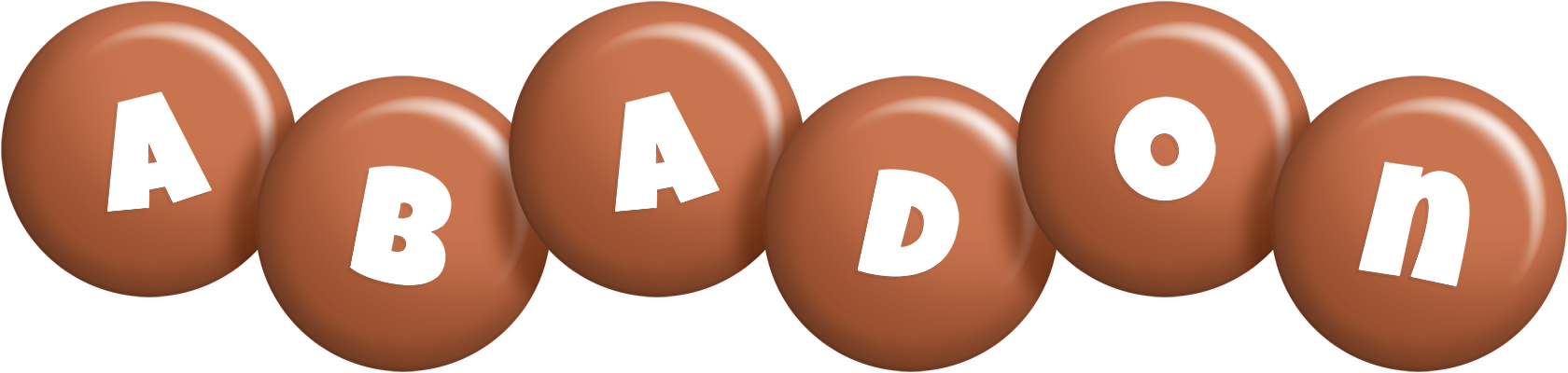 Abadon candy-brown logo