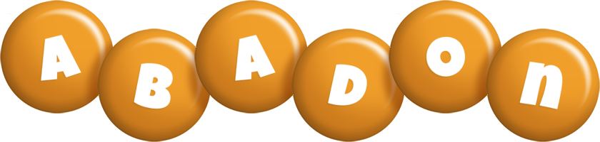 Abadon candy-orange logo