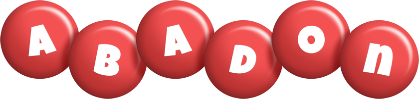 Abadon candy-red logo