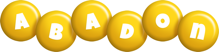 Abadon candy-yellow logo