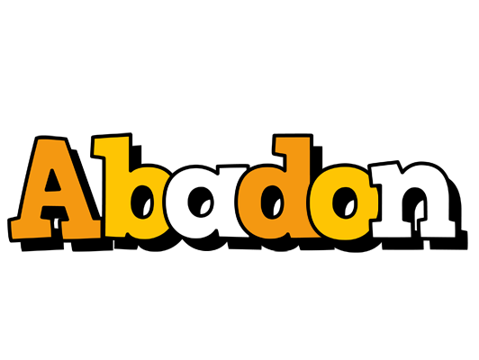 Abadon cartoon logo