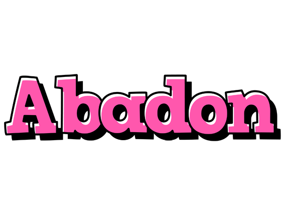 Abadon girlish logo